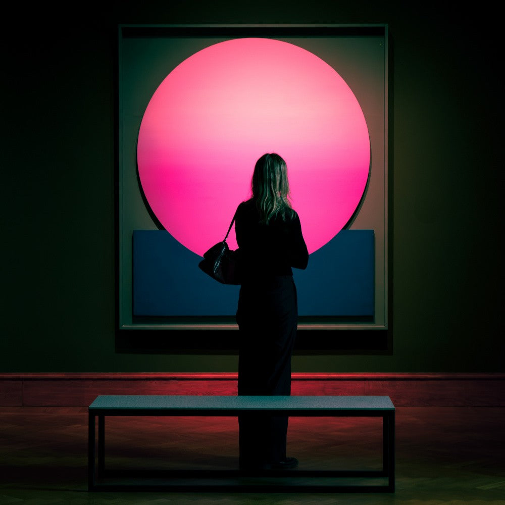 Pink sun
