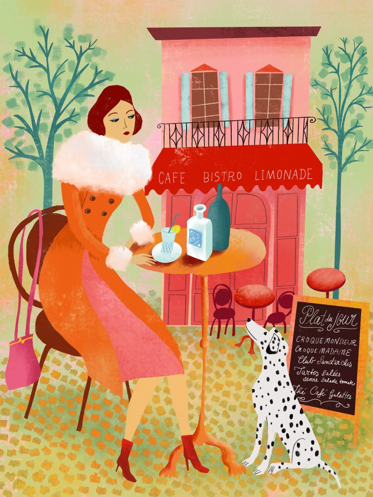 Parisian Cafe Scene
