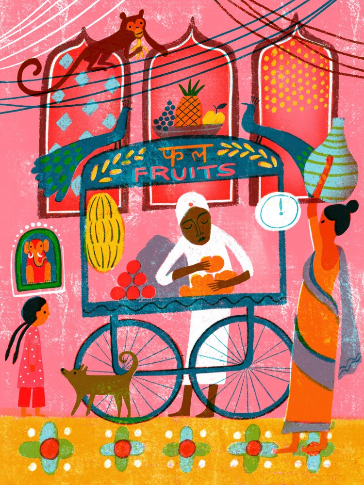 India Fruit Stall