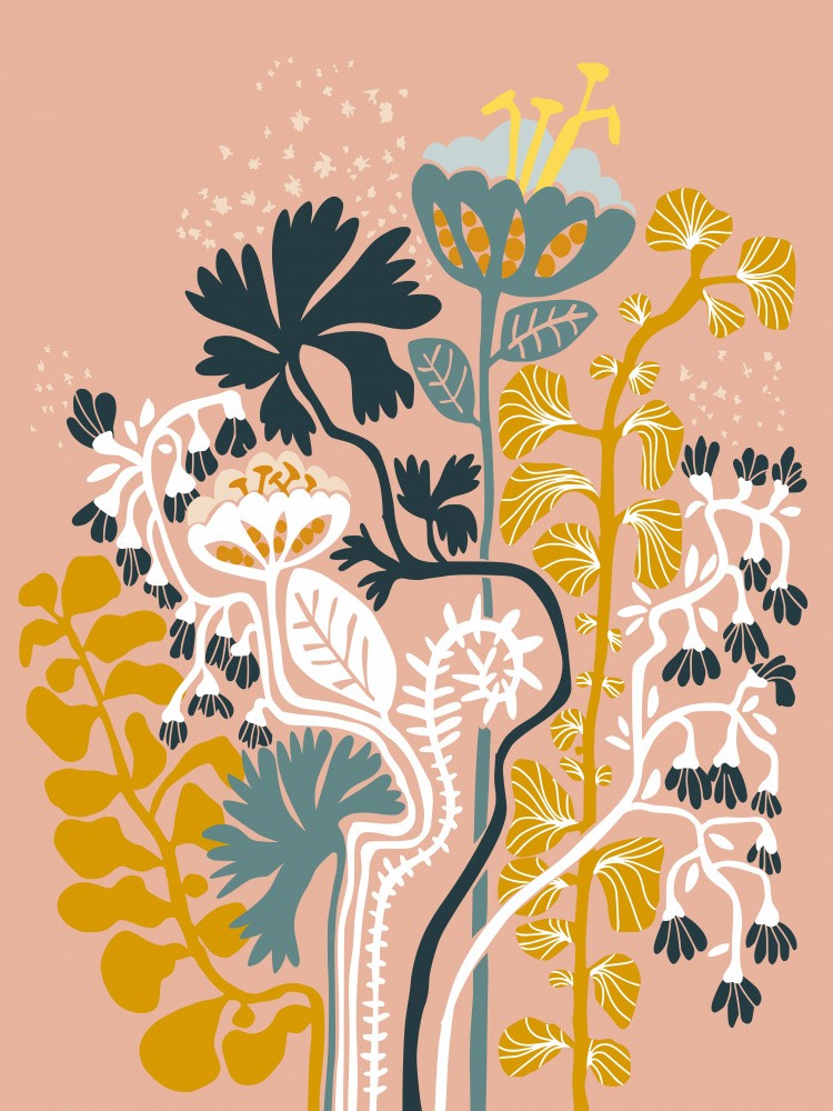 Stockholm garden day blush