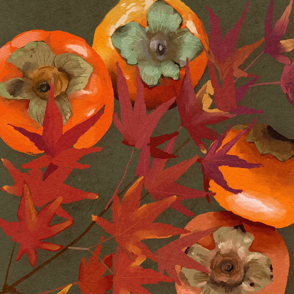 Persimmons and Maple Branch
