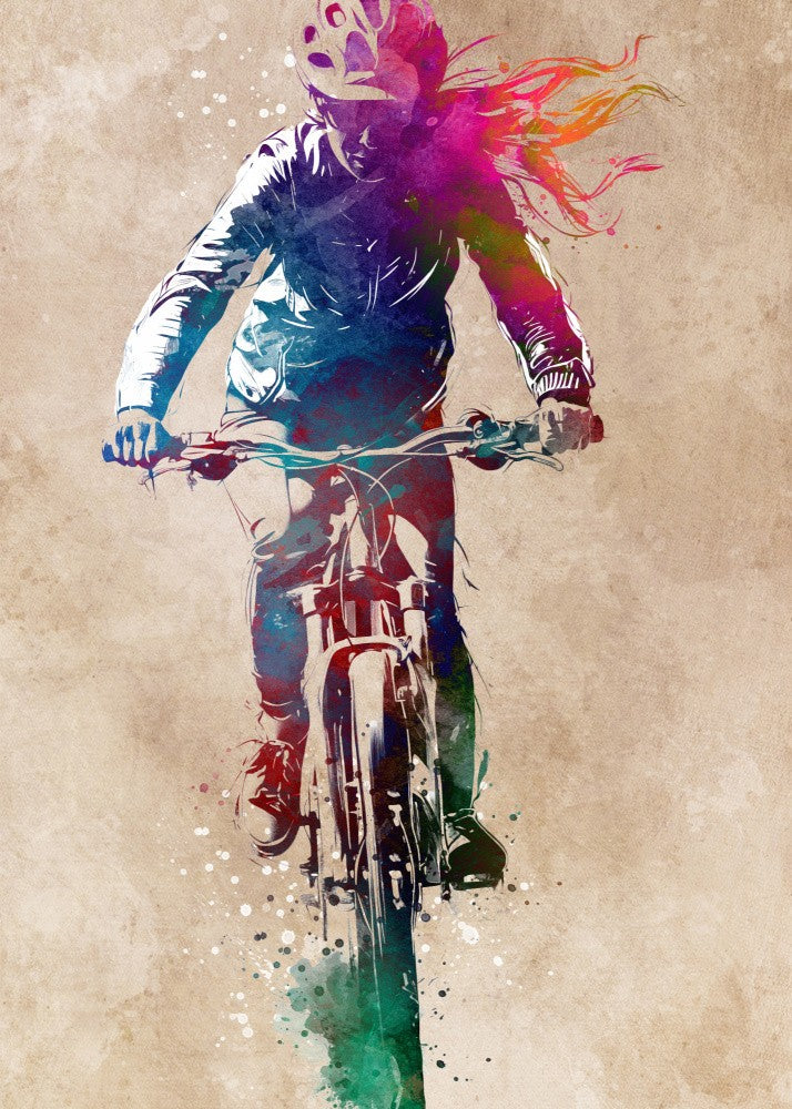 Sport Biker Cycling Art Graphic (3)