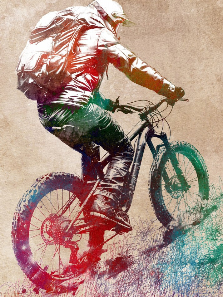Sport Biker Cycling Art Graphic (4)