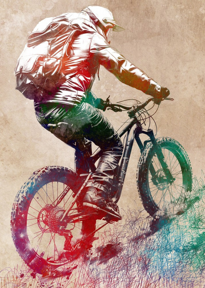 Sport Biker Cycling Art Graphic (4)
