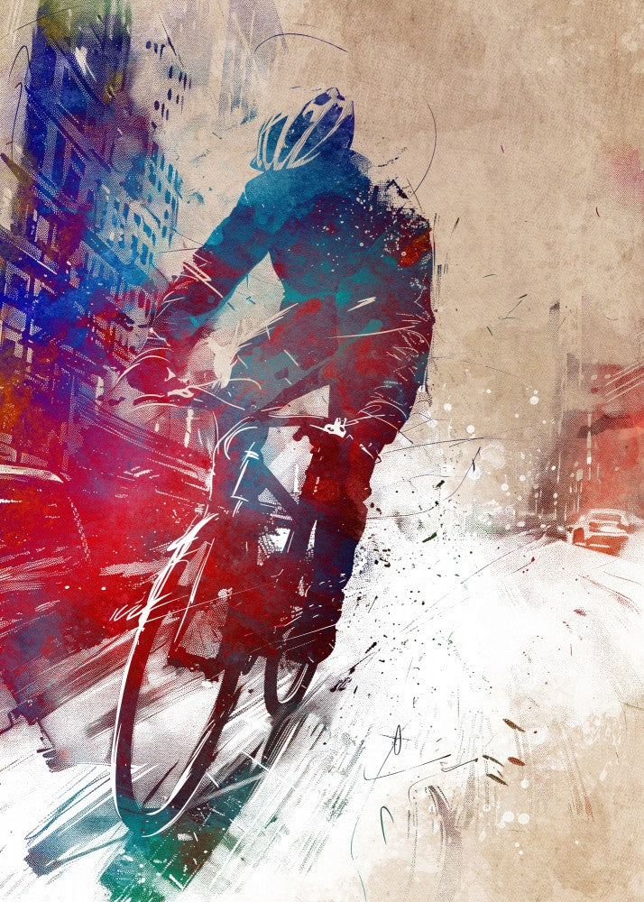Sport Biker Cycling Art Graphic (5)