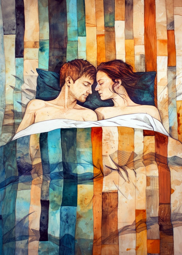 Love Is In the Air  Watercolor Digital Painting (1)