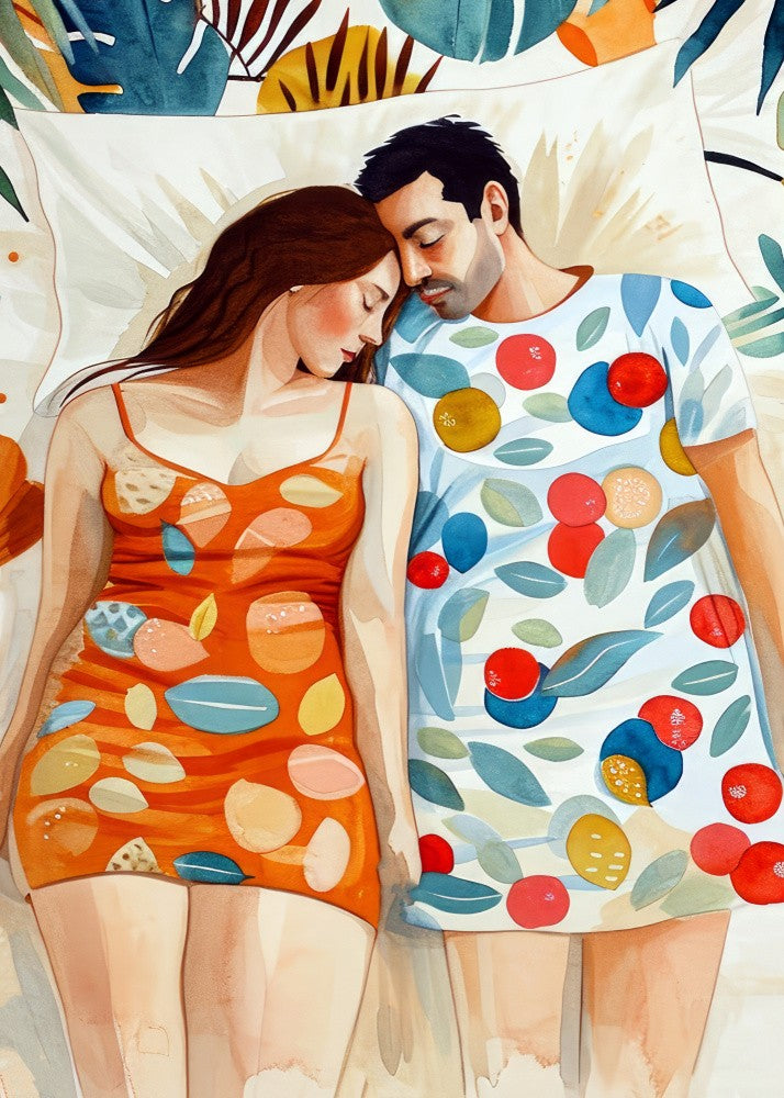 Love Is In the Air  Watercolor Digital Painting (3)