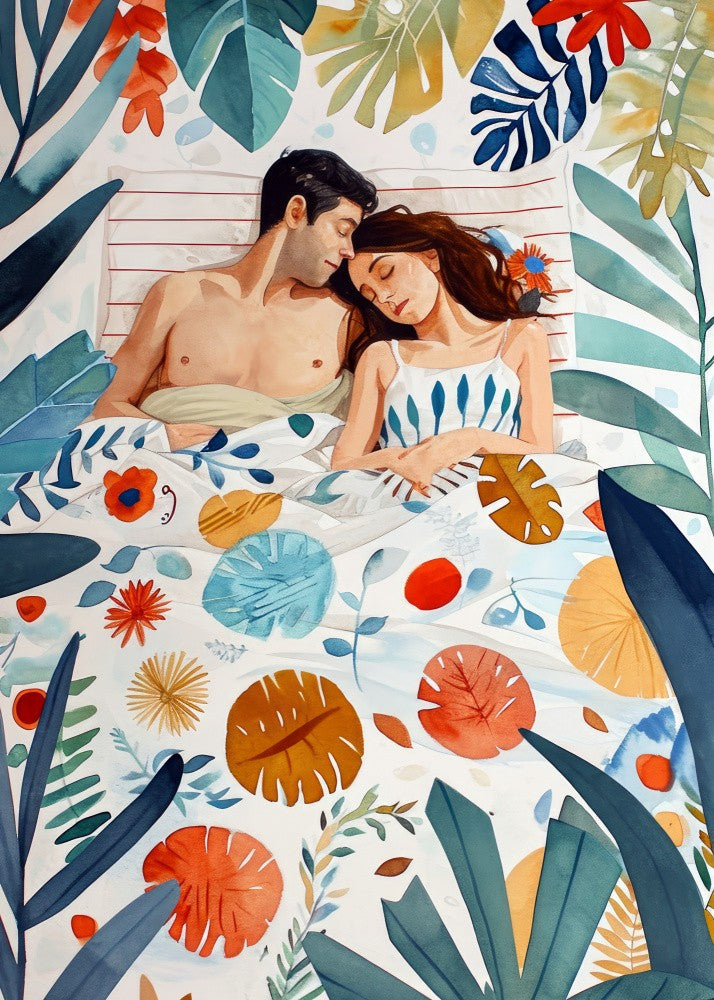 Love Is In the Air  Watercolor Digital Painting (5)