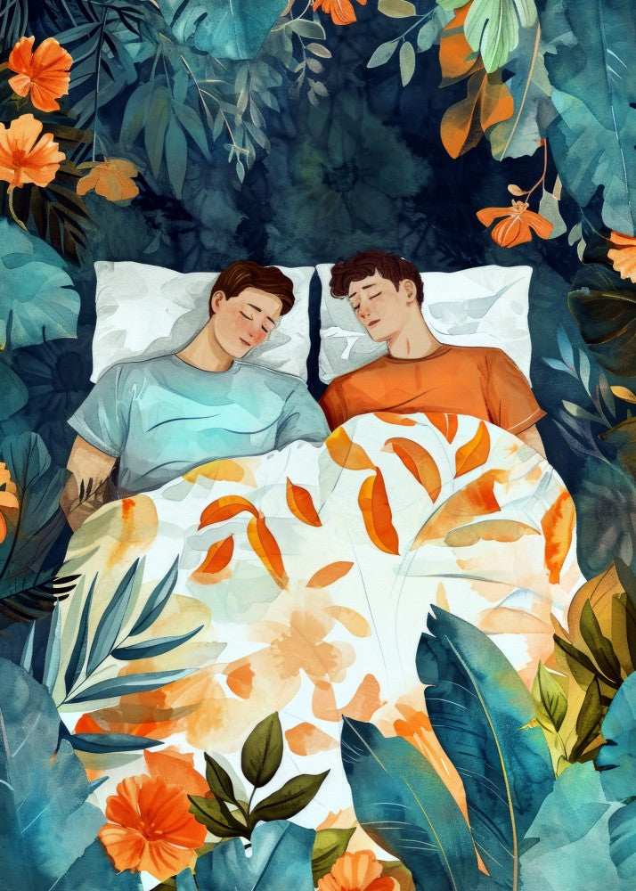 Love Is In the Air  Watercolor Digital Painting (7)