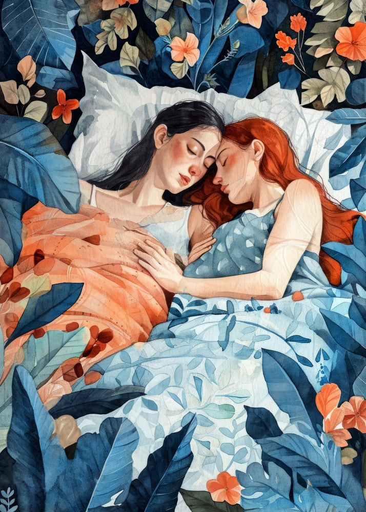 Love Is In the Air  Watercolor Digital Painting (11)