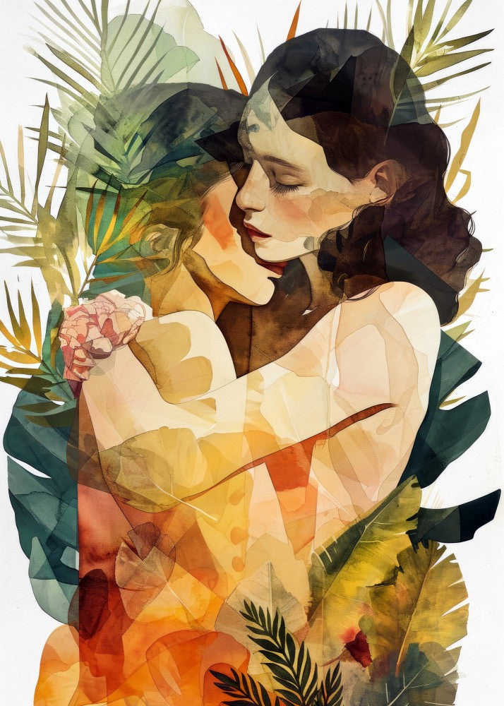 Love Is In the Air  Watercolor Digital Painting (13)