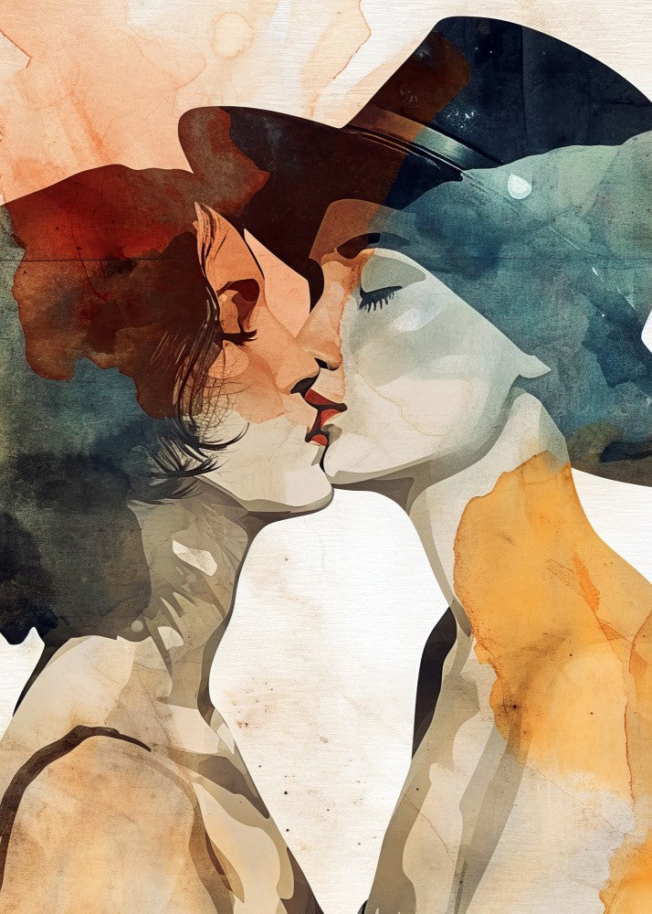 Love Is In the Air  Watercolor Digital Painting (14)
