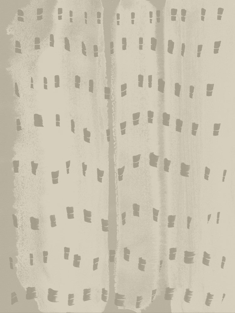 Soft Wave Rhythm – Wabi-Sabi Pattern in Beige