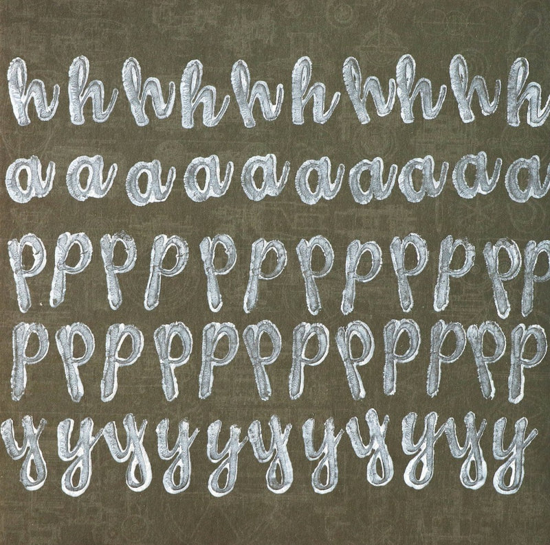 letter art [happy]