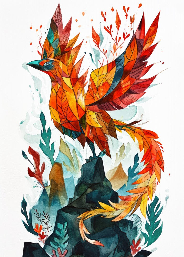 Fenix Watercolor Digital Painting (2)