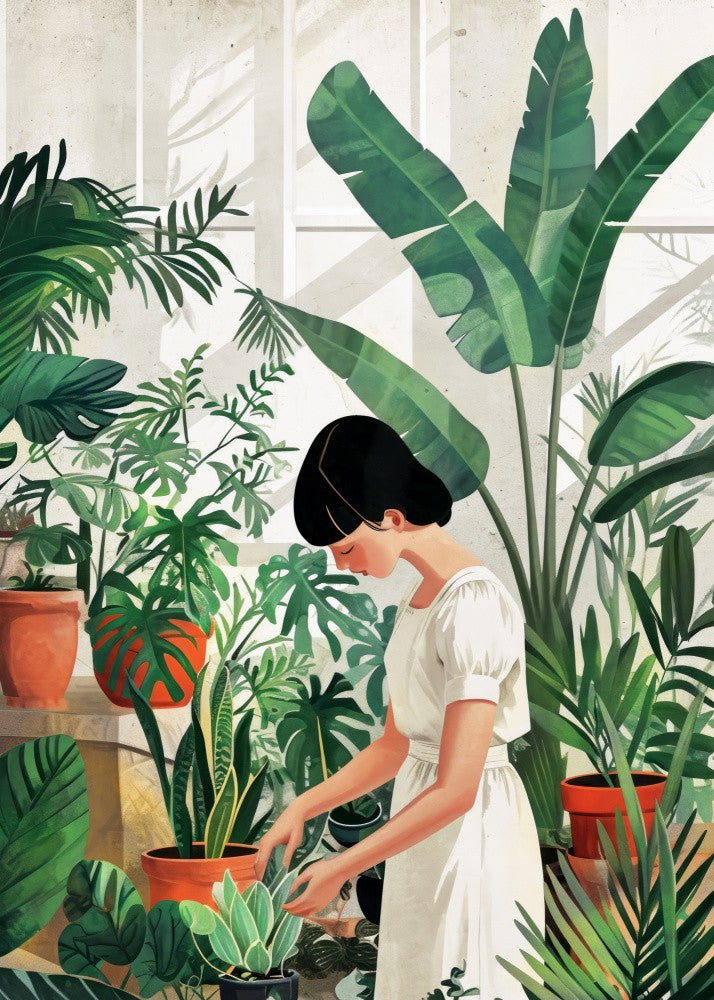 Plant Lover  Watercolor Digital Painting (2)