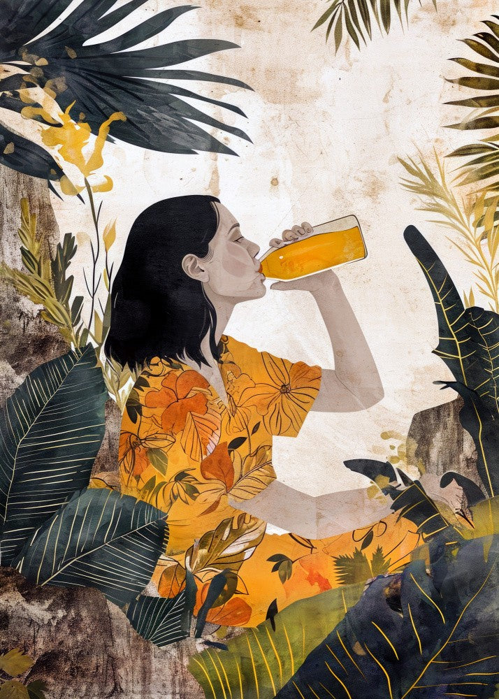 Too Hot for Me Watercolor Digital Painting (2)