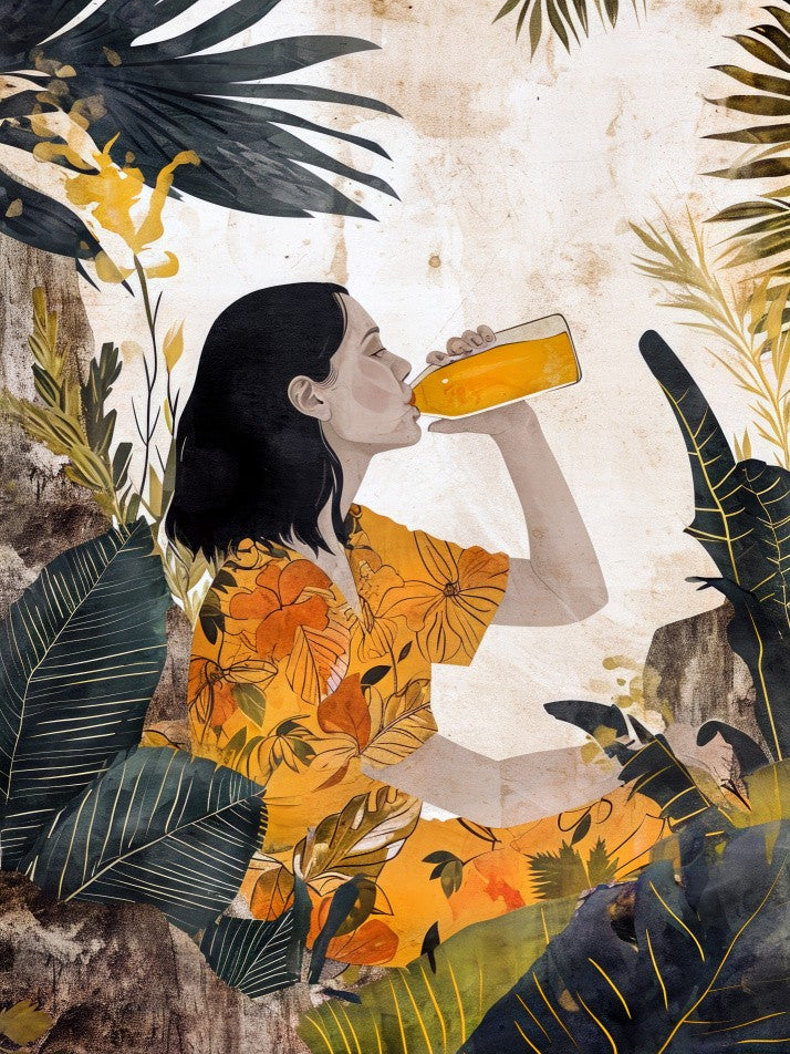 Too Hot for Me Watercolor Digital Painting (2)