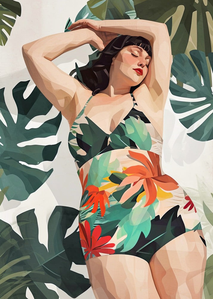 Too Hot for Me Watercolor Digital Painting (3)