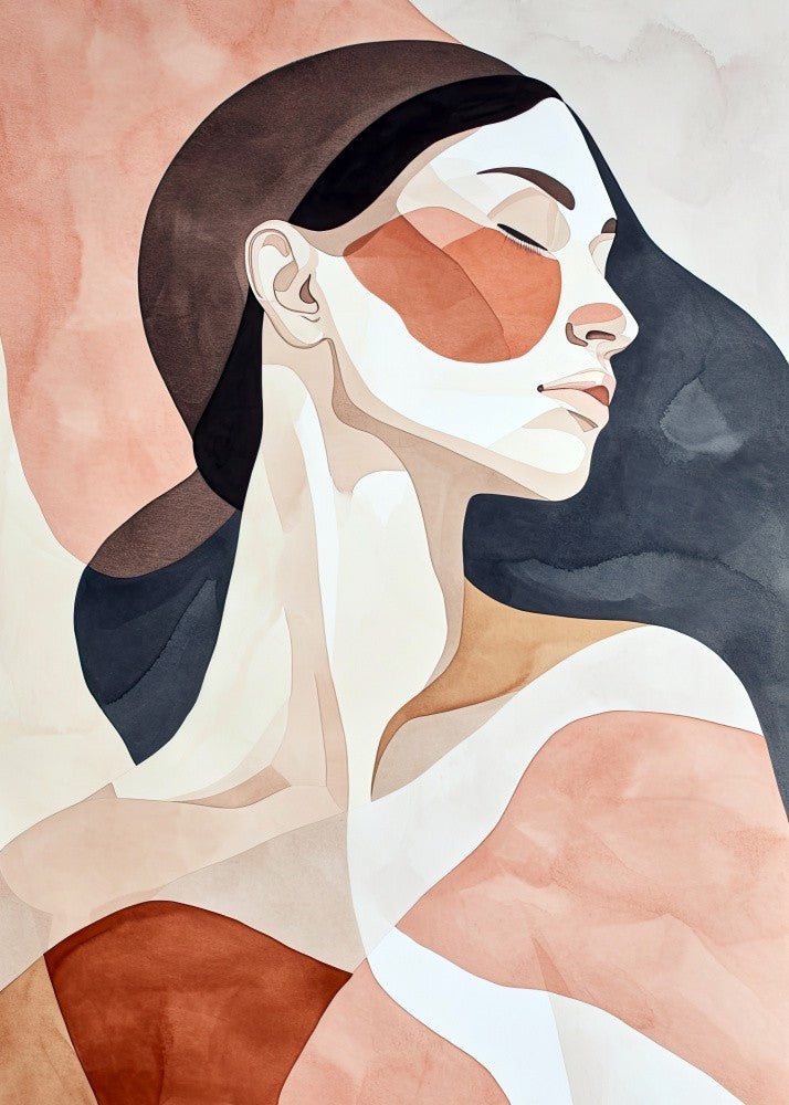 Woman  Watercolor Digital Painting (2)