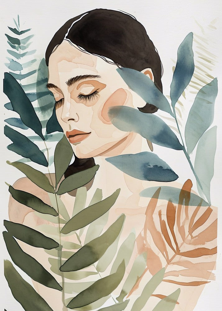Woman  Watercolor Digital Painting (3)