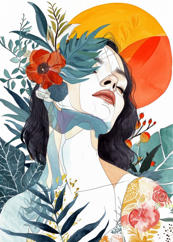 Woman  Watercolor Digital Painting (4)