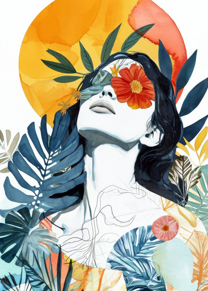 Woman  Watercolor Digital Painting (5)