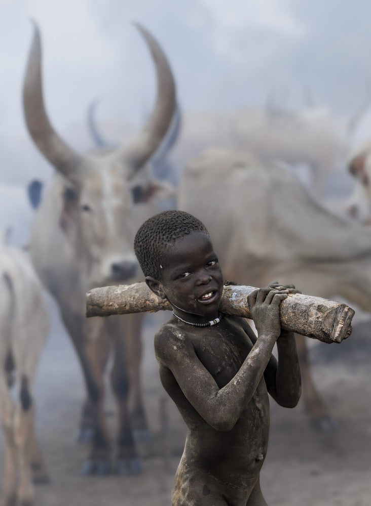 Mundari boy portrait, South Sudán