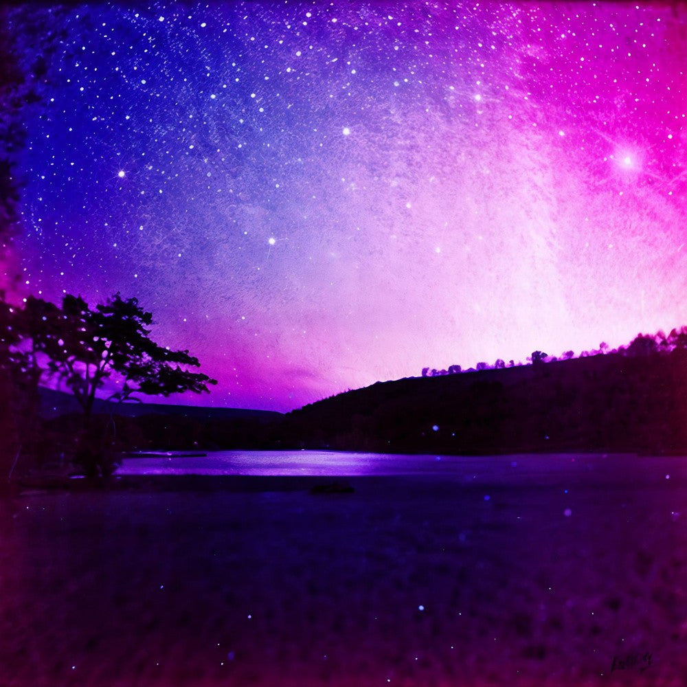 Analog Photo Starry Night