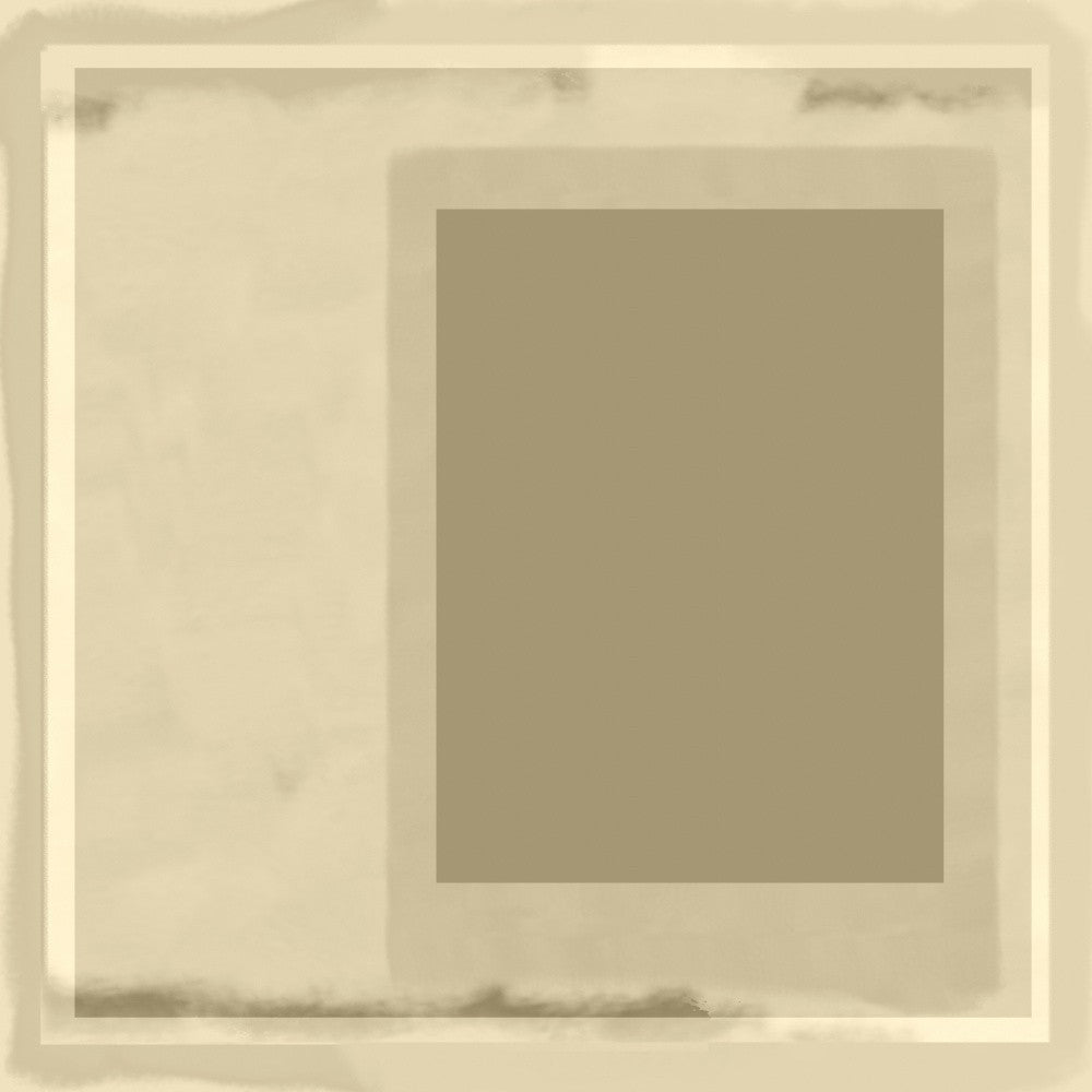 Abstract Geometry In Taupe and White No.1