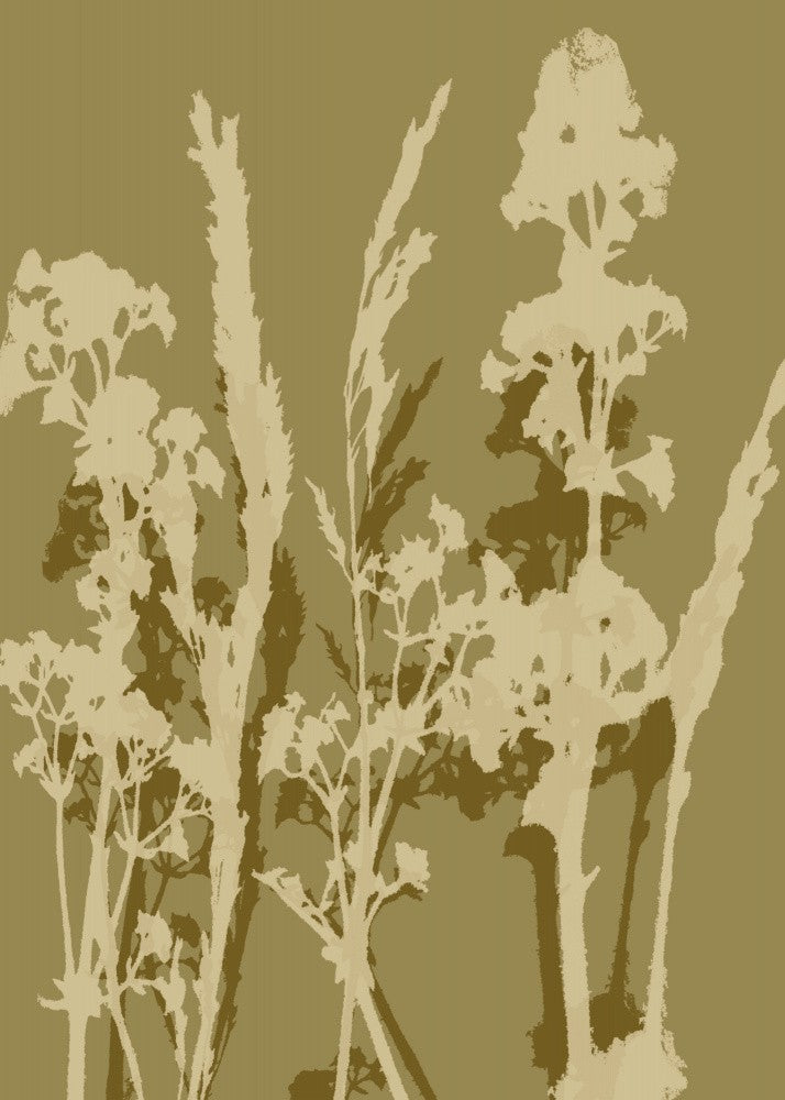 Misty Meadow. Abstract Botanical Art No.7
