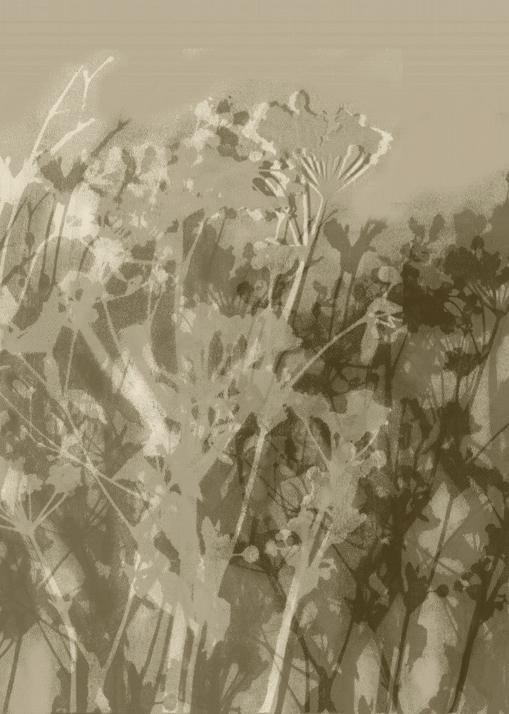 Misty Meadow. Abstract Botanical Art No.4