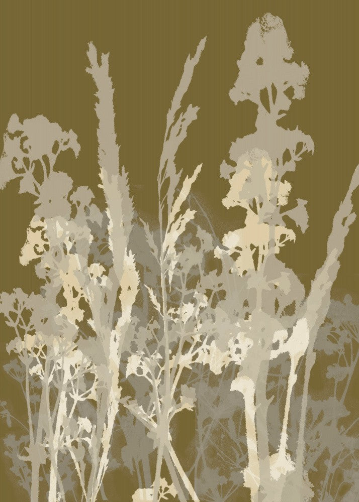 Misty Meadow. Abstract Botanical Art No.3
