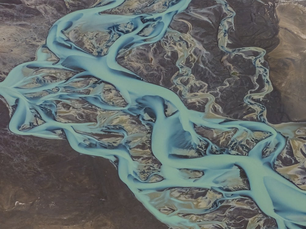 Streams on Himalaya Plateau