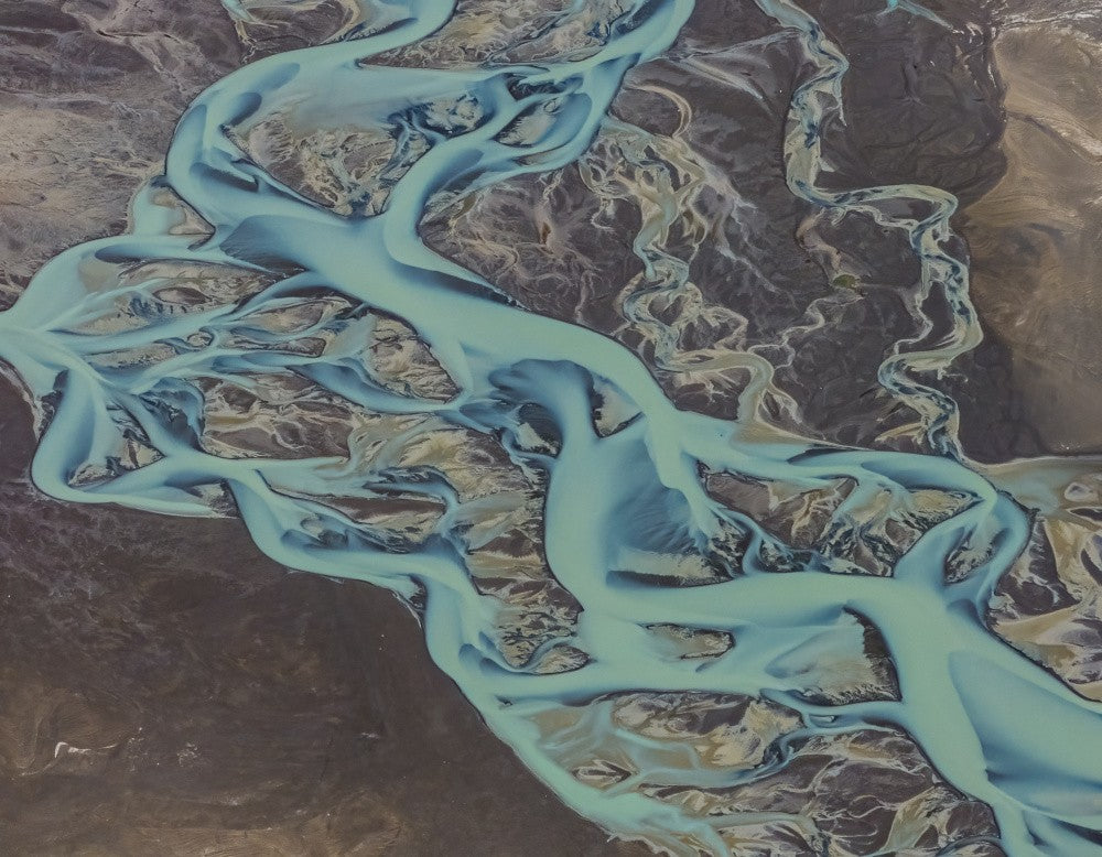 Streams on Himalaya Plateau