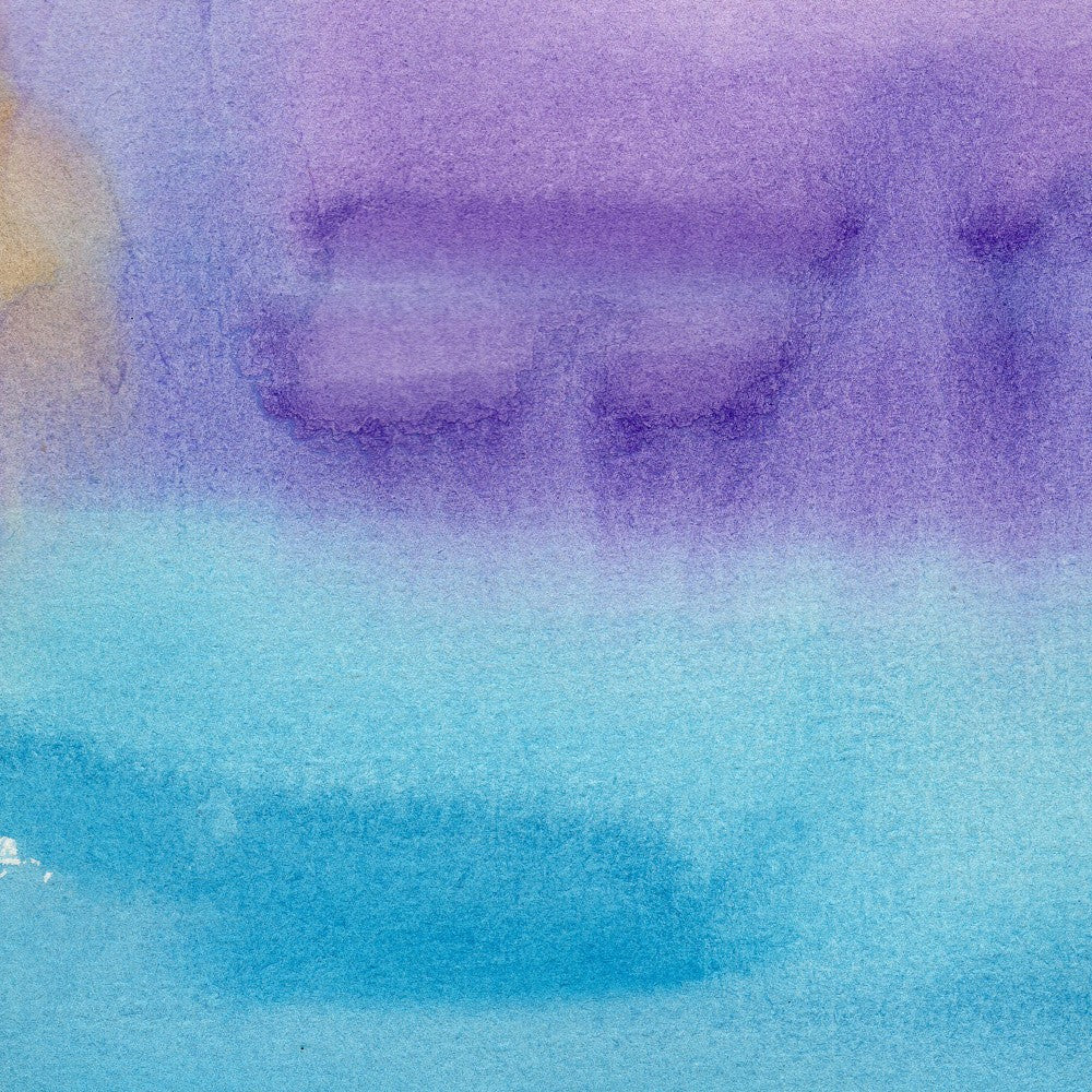 Abstract colorful watercolor landscape no. 6