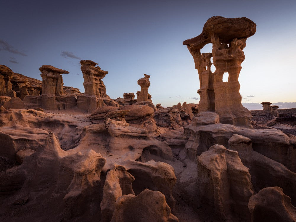 sunset at the valley of crowns