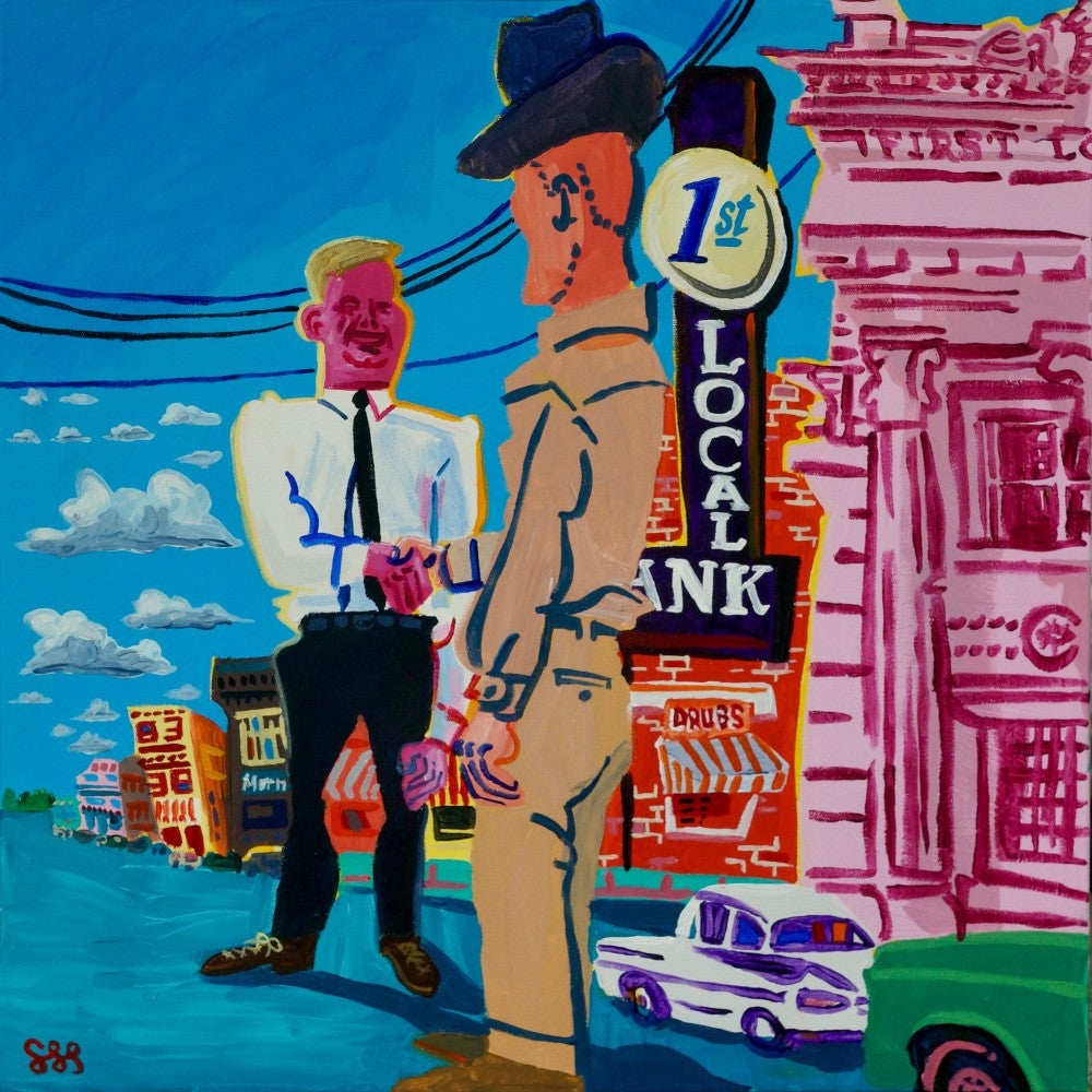 Handshake On Front Street