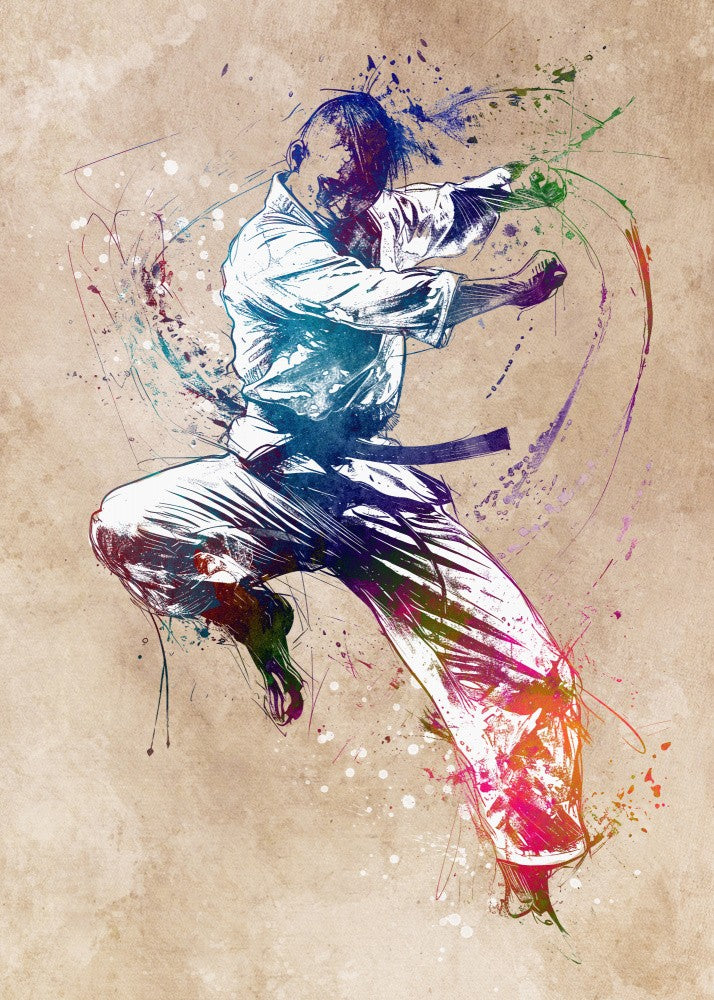 Teakwondo sport art