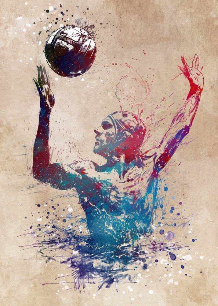 Waterpolo sport art