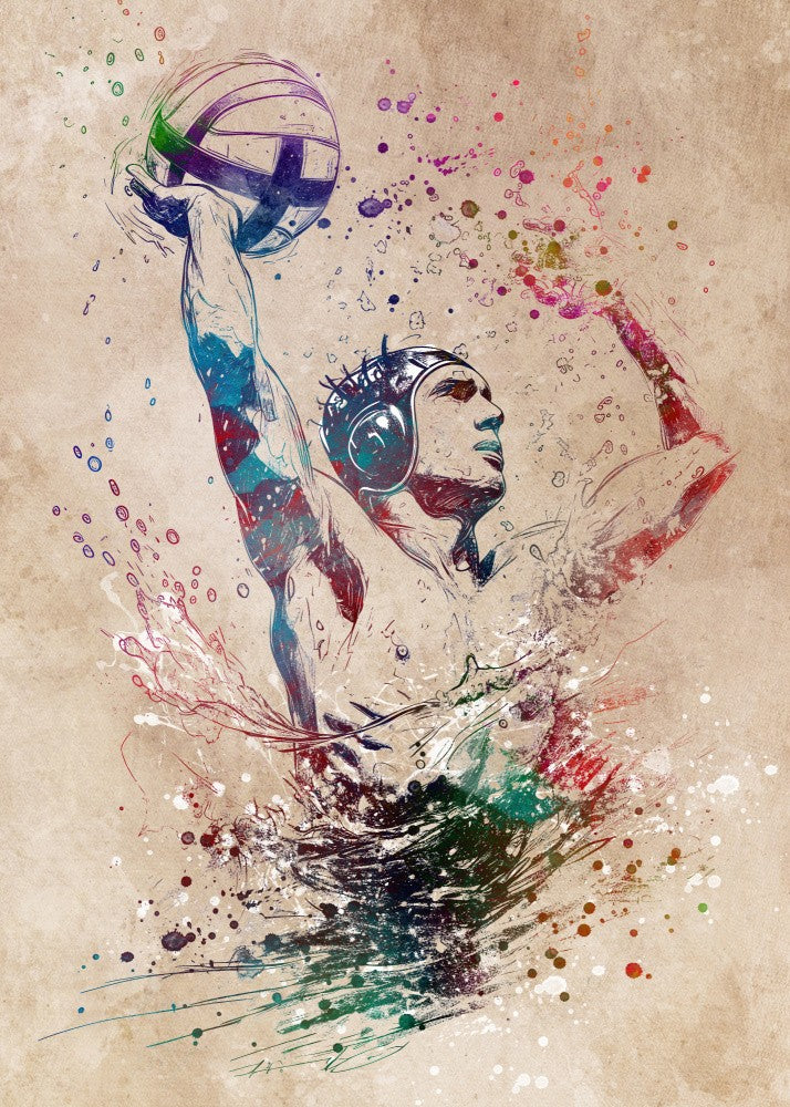 Waterpolo sport art