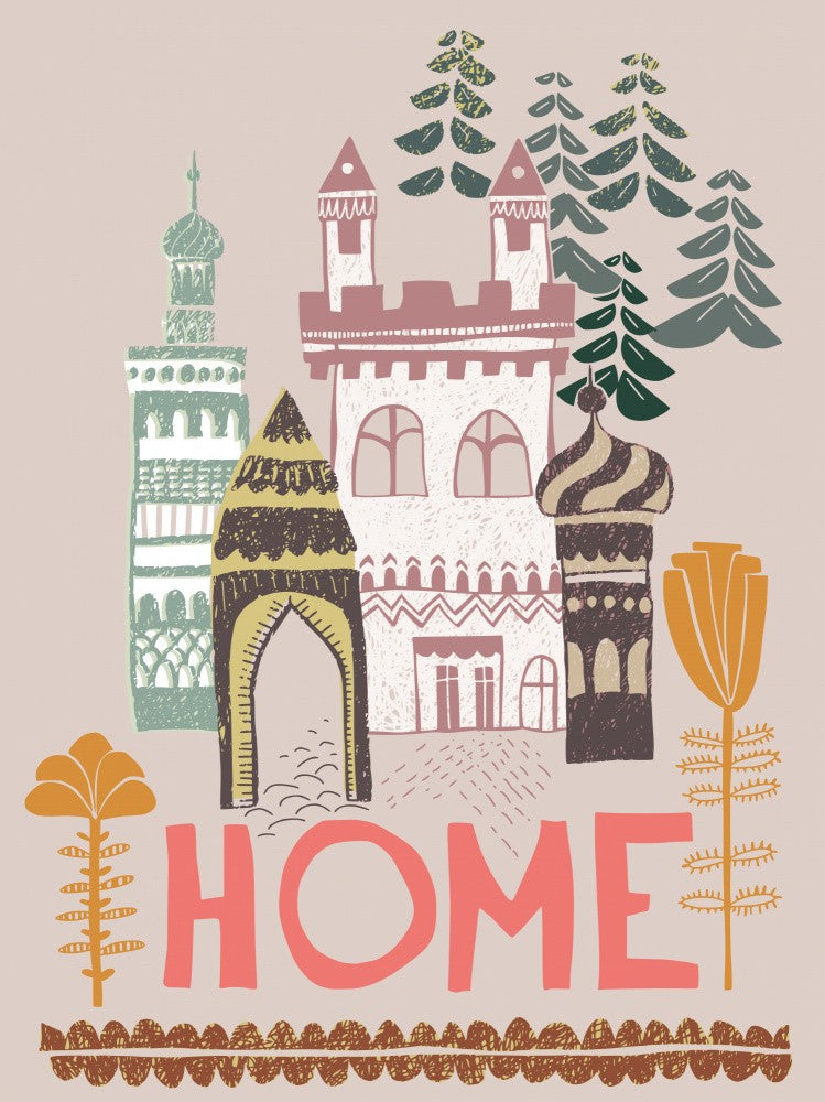 Block print Home