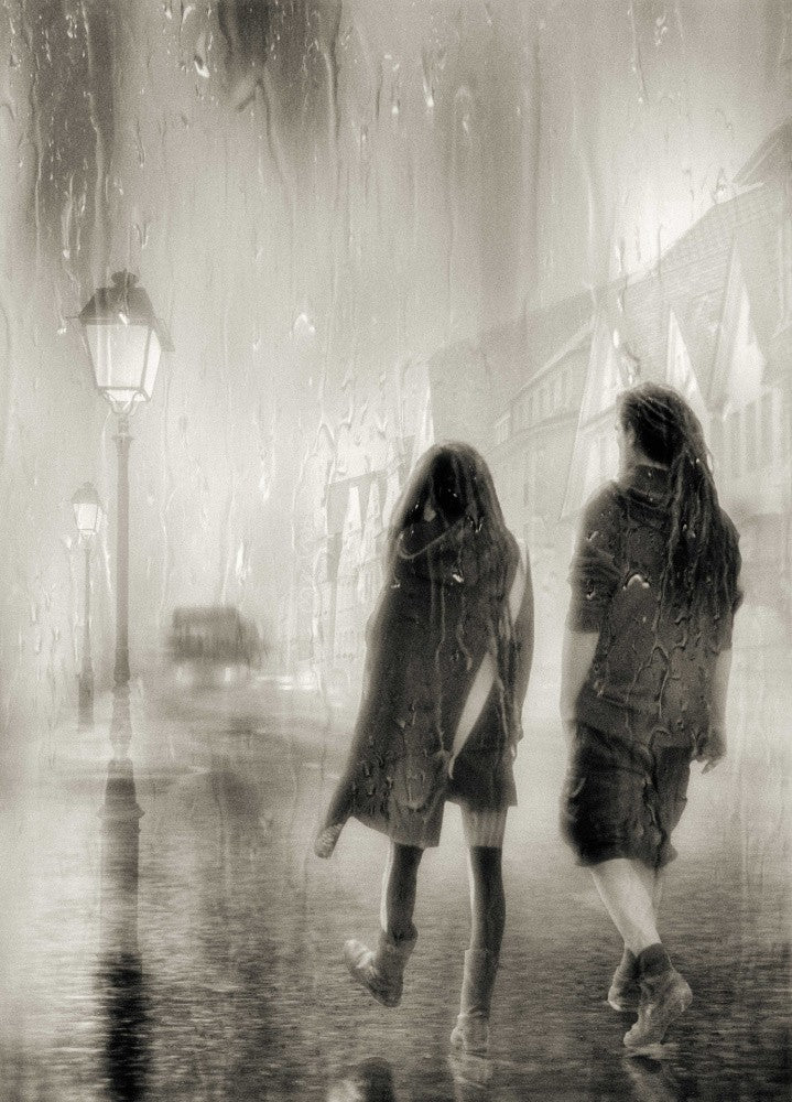 '...walking on the streets on a rainy day...'