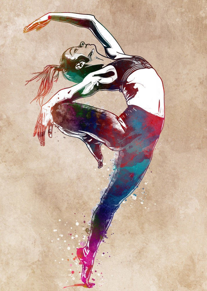 Gymnastics sport art