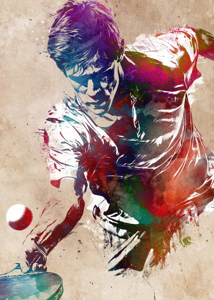 Table tennis sport art