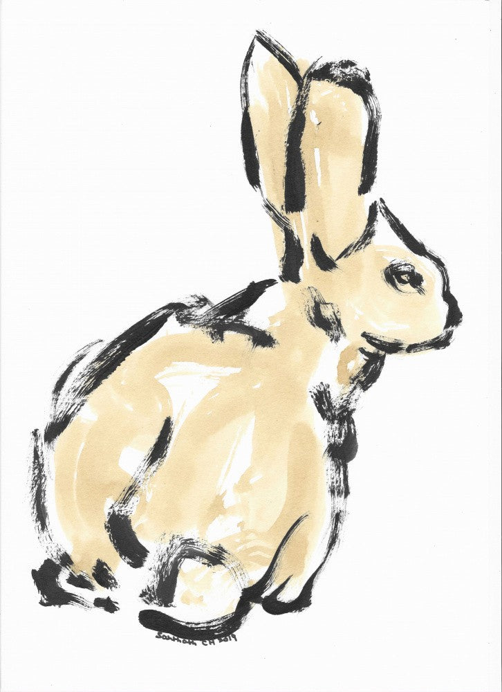 Brushstroke Bunny