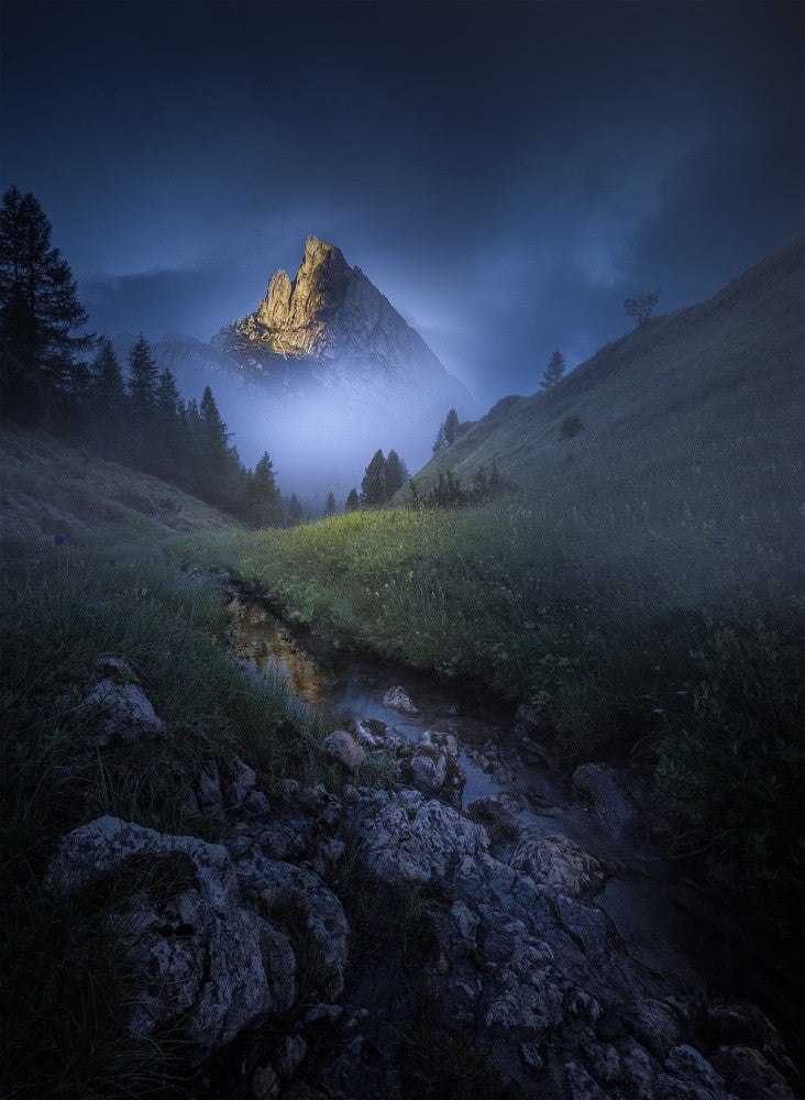 Morning at Passo di Falzarego