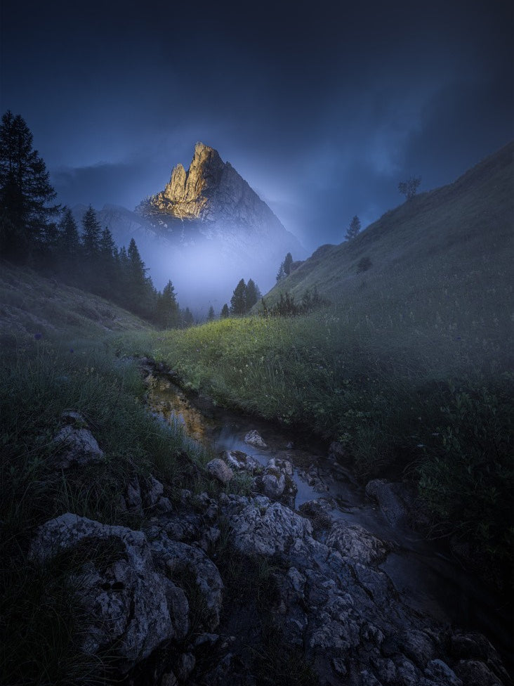 Morning at Passo di Falzarego