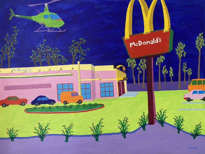 Helicopter Over McDonald's
