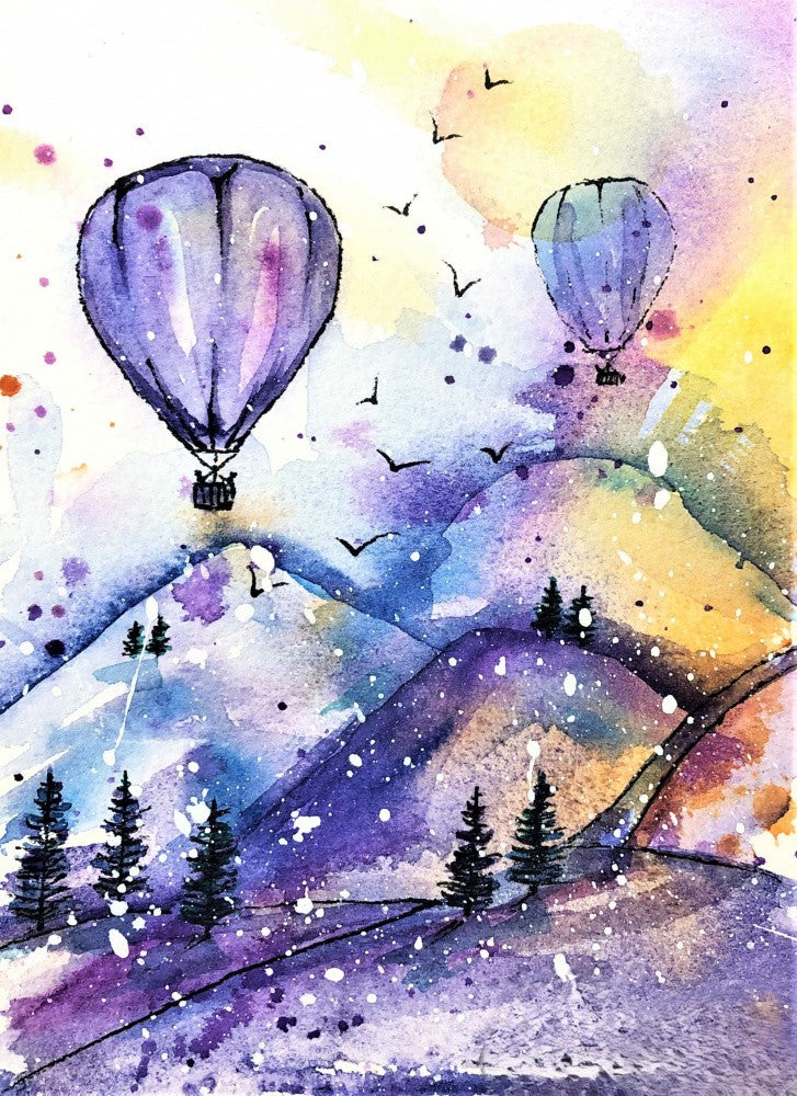 THE PURPLE MOUNTAINS